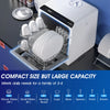 Portable Countertop Dishwasher with 5-Liter Built-In Water Tank and Air-Dry Function, 5 Washing Programs Mini Dishwasher, AE-TDQR03