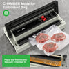 MS4005 Commercial Vacuum Sealer Machine Meat Sealer Vacuum Packing Machine Compatible with Mylar Bags Vacuum Packer