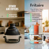 Self-Cleaning Glass Bowl Air Fryer, 5 Qt., 6 Functions, BPA Free, Rotisserie/Tumbler, Green