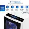 Portable Countertop Dishwasher with 5-Liter Built-In Water Tank and Air-Dry Function, 5 Washing Programs Mini Dishwasher, AE-TDQR03