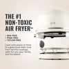 Self-Cleaning Glass Bowl Air Fryer, 5 Qt., 6 Functions, BPA Free, Rotisserie/Tumbler, Green