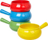 17 Oz round Ceramic Soup Bowl with Handle Set of 4, 17 Ounce Small Ceramic French Onion Soup Crocks in Multiple Color for Kitchen or Dinner Table Decoration