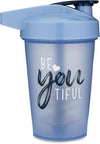20-Ounce Shaker Bottle with Action-Rod Mixer | Shaker Cups with Motivational Quotes | Protein Shaker Bottle Is BPA Free and Dishwasher Safe | Beyoutiful - Light Blue