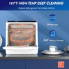 Portable Countertop Dishwasher with 5-Liter Built-In Water Tank and Air-Dry Function, 5 Washing Programs Mini Dishwasher, AE-TDQR03