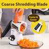 Rotary Vegetable Grater, Food Shredder Vegetable Grater for Kitchen, Dishwasher Safe Kitchen Grater and Vegetable Slicer for Cucumber, Zucchini, Carrot, Potato, Etc