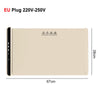 Electric Warming Tray Food Warmer Plate Foldable Portable Smart Food Fast Heating Mat Electric Warming Tray with 3 Tem Setting
