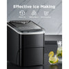 26 Lb.Daily Production Bullet Ice Countertop Ice Maker, Self-Cleaning Ice Makers