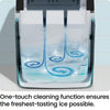 9 In. 22 Lbs. Bullet Countertop Portable Ice Maker in Black with 2-Ice Sizes and Self Cleaning Function