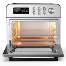 13-Function-In-1 23.3 Qt. Stainless Steel Countertop Air Fryer with Rotisserie, LCD Digital Screen