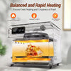 13-Function-In-1 23.3 Qt. Stainless Steel Countertop Air Fryer with Rotisserie, LCD Digital Screen