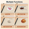 Electric Warming Tray Food Warmer Plate Foldable Portable Smart Food Fast Heating Mat Electric Warming Tray with 3 Tem Setting