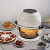 Self-Cleaning Glass Bowl Air Fryer, 5 Qt., 6 Functions, BPA Free, Rotisserie/Tumbler, Green