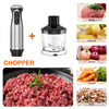 Immersion Hand Blender, Stainless Steel, 20-Speed, Handheld Mixer for Soup, Smoothies, Purees, Emulsifies